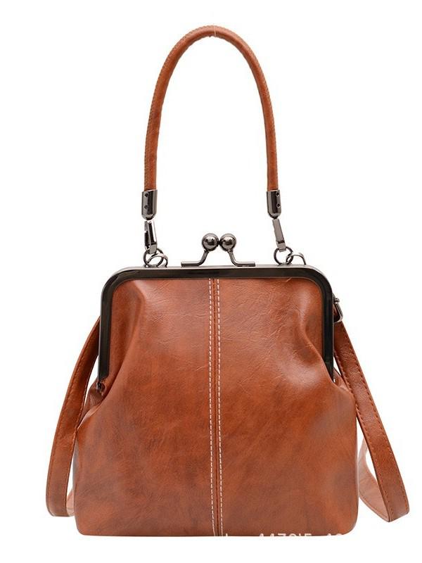 Vintage-Style British Handbag 2025: Women's Single Shoulder Crossbody Bag for Parties and Commute