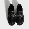 Spring and summer new fashion Huizhou women's shoes solid color loafers platform shoes women's comfortable thick heel British style small leather