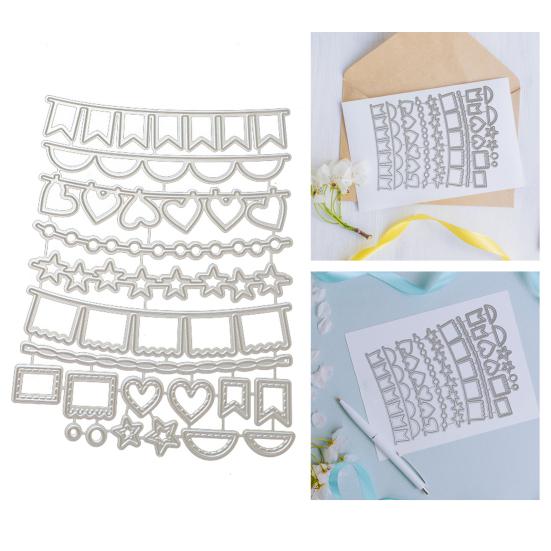 Razicí raznice Široká aplikace Snadno ovladatelný Lehký Scrapbooking DIY šablonová forma pro ruční práce