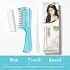 Unisex Transparent Essential Oil Applicator Massage Comb With Built-In Liquid Reservoir Rolling Metal Teeth