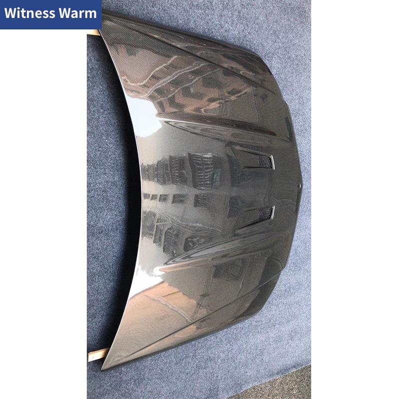 Pentru Mercedes Benz W204 C63 AMG Tuning 2007-2011 Fibră de Carbon/FRP Acoperiș Motor Capotă Capotă kit caroserie