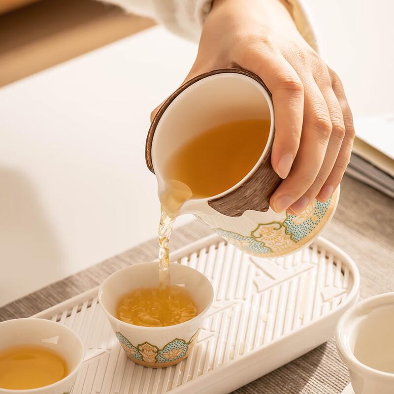 Wo Ding Echo Series Portable Ceramic Travel Tea Set