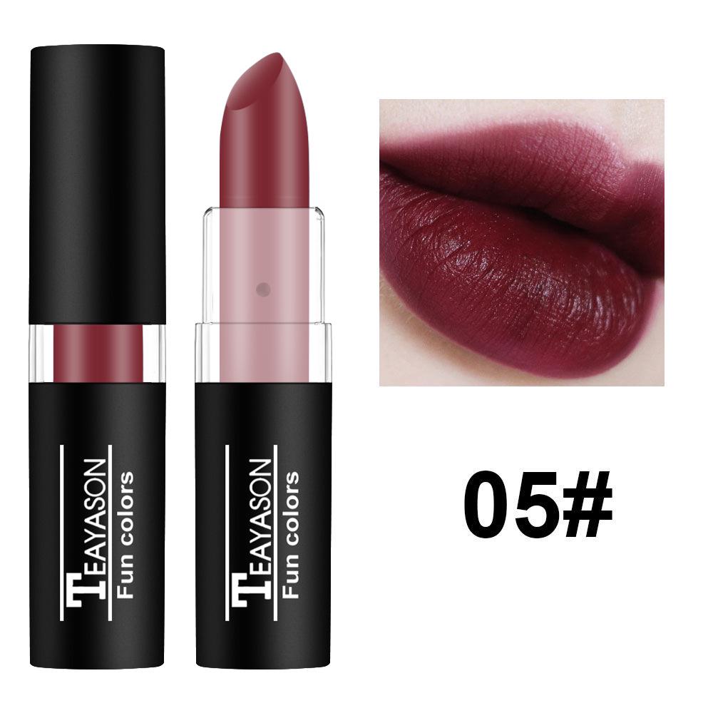 Vampire Olive Dunkles Lippenstift-Set: Weiß, Nude, Schwarz, Lila - Halloween Retro Kreatives Make-up