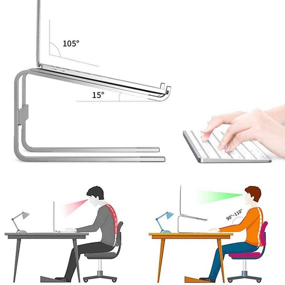 Iron Laptop Stand Double Layer Computer Stand Sturdy Notebook Stand  Desktop Use