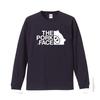 PORK Long Sleeve Large Logo [THE FACE] 5.6oz T-shirt, 1.6inch Rib, XXL, Navy,