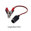 12V/24V Strom Auto Zigarettenanzünder Buchse zu Krokodilklemme Verlängerungskabel zu Anschlussklemme Batterie-Clip-Adapter Auto-Steckdose