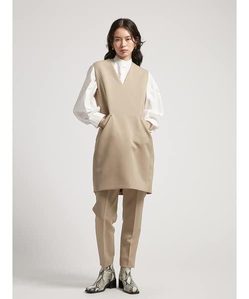 [Styling] Ruffle Docking Dress 16WFO224049 Women's BEG 1