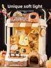 Macchina per Bambole Automatica Fai-da-te Non Tossica Gioco a Gettoni per Bambini Macchine a Gru con Pinza Mini Giocattoli da Afferrare Bambola Musicale per Regali di Natale