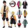 Slayer Demon Kimetsu No Yaiba Kamado Nezuko Kids Cosplay Costume Robes Kimono