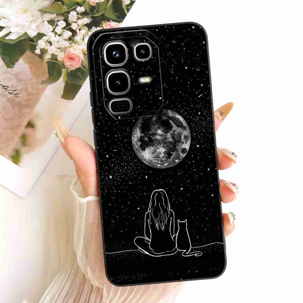 For Infinix Note 50 4G Casing Lovely Cat Rabbit Painted Covers Soft Silicone Phone Case For Infinix Note 50 Note50 4G Back Cover