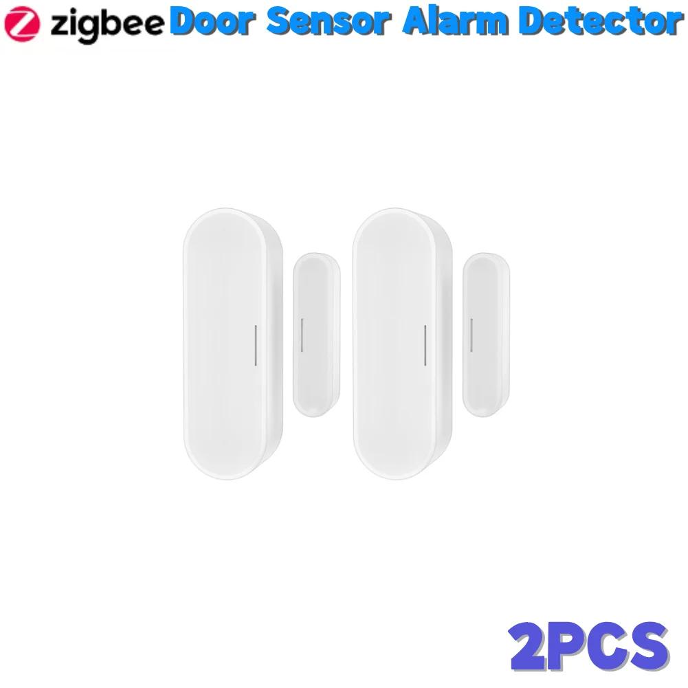 Tuya APP Door Sensor USB Powered ZigBee Window Door Gate Sensor 2.4GHz Wireless Window Door Gate Sensor Detector for Home Office