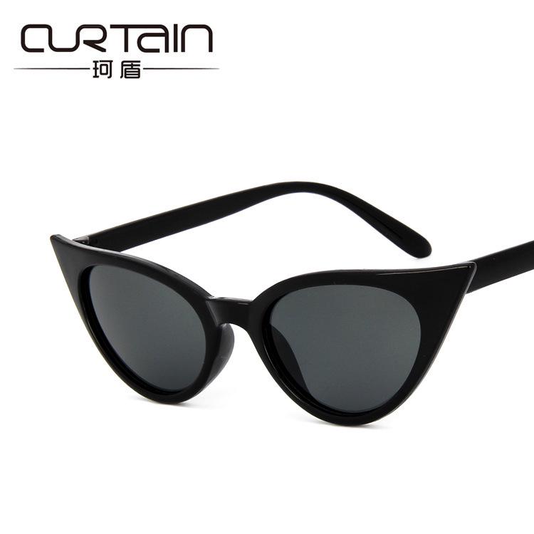 Retro sexy cat's eye sunglasses, fashionable European and American trend sunglasses, sunglasses, Elvis glasses.