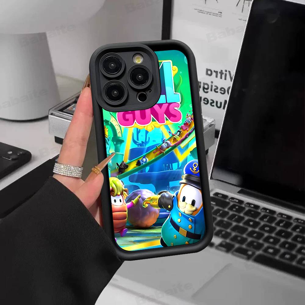 F-Fall G-Guys Party Game Silicone Phone Case For IPhone 17 Pro Max 16 15 14 13 12 11 Plus 17 Air