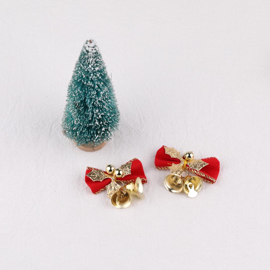

Azabu Christmas Mini Bells & Bow Tree Ornament for Wreath & Room Decor
