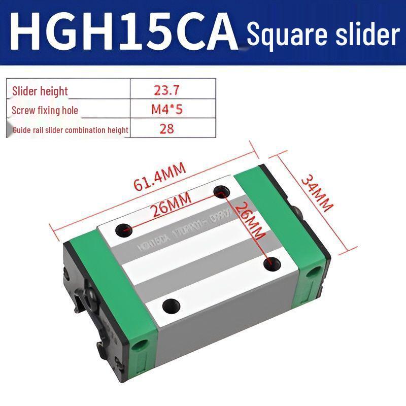 Linear Guide Rail Slider: HGH/EGH15, HGW/EGW20, TRH/25CA, 30/35
