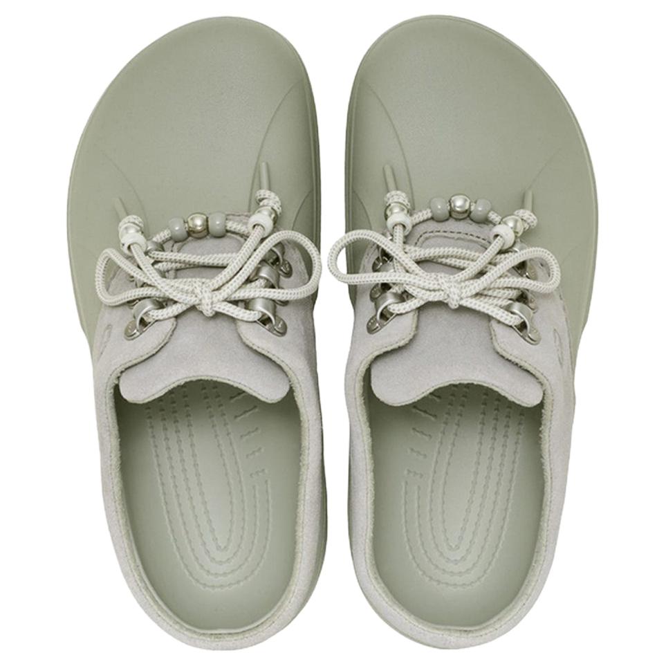 Crocs Axle Suede Mule Elephant Men Sneakers Grey 214137-1LM