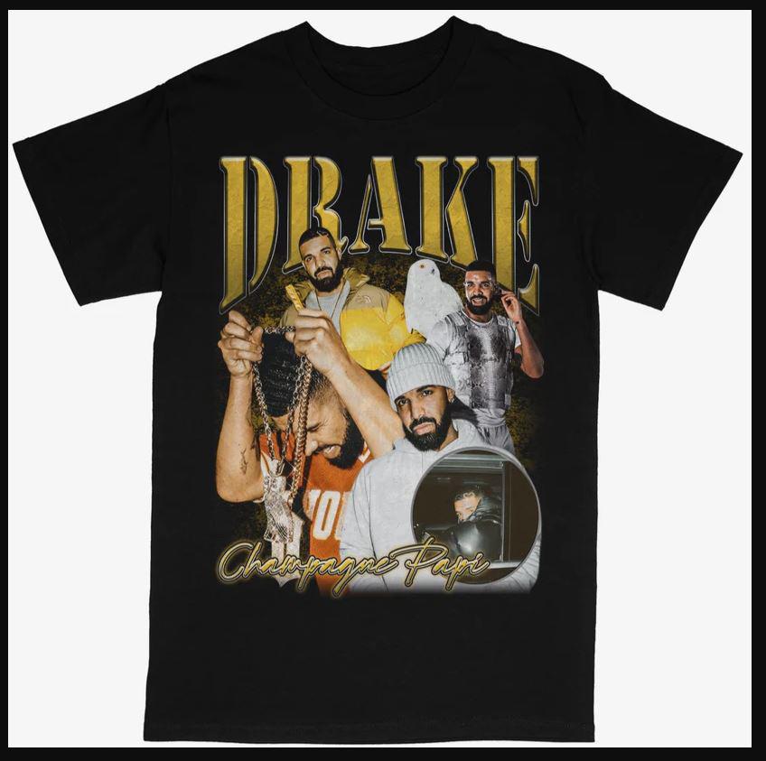 Rap Drake Hip Hop Concert Tour Music Unisex T-Shirt Full Size EG520 L