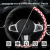 Car Steering Wheel Cover Advanced Sense Fashion Lattice No Inner Ring Breathable Non-slip Handlebar Cover Universal