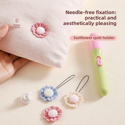 Sunflower Quilt Holder, Needle-free, Safe, Invisible, Bed Sheet, Quilt Cover, Four-corner Magic Tool Clip