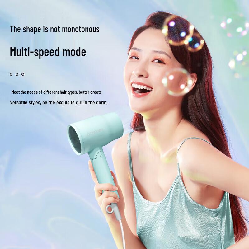 CONFU Portable Foldable Hair Dryer CN plug (adapter included)