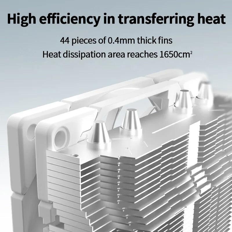 ID-COOLING IS-40X V3 45mm Height 4 Heat Pipe CPU Cooler 12V 4PIN PWM Low Noise Fan Support Intel LGA1700/1200 AMD AM4/AM5 ID IS-40X V3 WH