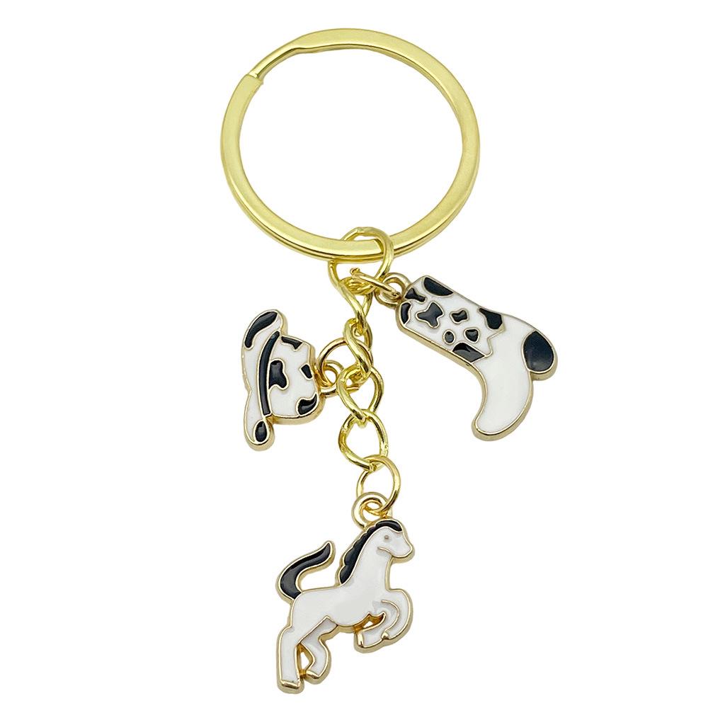 Retro Alloy Denim Boots Keychains & Charms: Unique Women's Accessories
