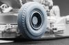 M198 155mm Howitzer Wheel Set X 1 Set Each Plastic Model Parts SCXWM35038C Scale-X 1/35 (Unloaded, Self-Weight Deformed) (For Trumpeter) (Cannon)