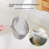Stainless Steel Mesh Strainer Fine Mesh Durable Handle For Home Kitchen Noodle Frying Draining