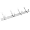 Stainless Steel Coat Hook Silver Coat Hanger Practical Towel Rack  Home Office
