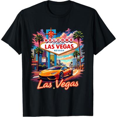 T-shirt Souvenir Vacances Las Vegas Nevada 2025