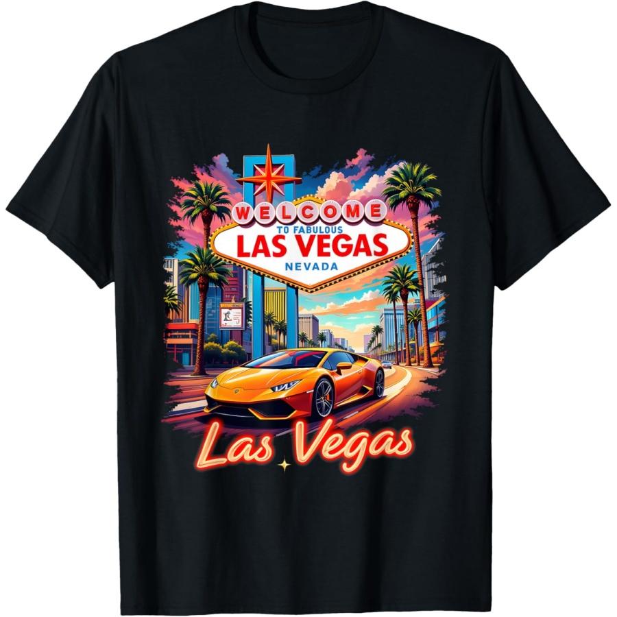 Nevada Las Vegas Souvenir Vacation Trip 2025 T-Shirt S