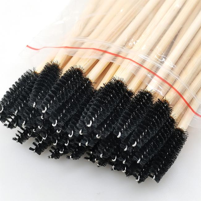 Disposable Mascara Wand Custom Crystal Disposable Mascara Lash Brush and Spoolies Lash Brushes