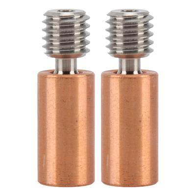 2 Pcs Bimetal Heat Break Strong Thermal Barrier High Hardness Titanium Alloy Copper All Metal
