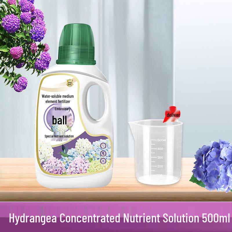 Koncentrovaný hnojivový sprej na hortenzie pro hrnkové rostliny