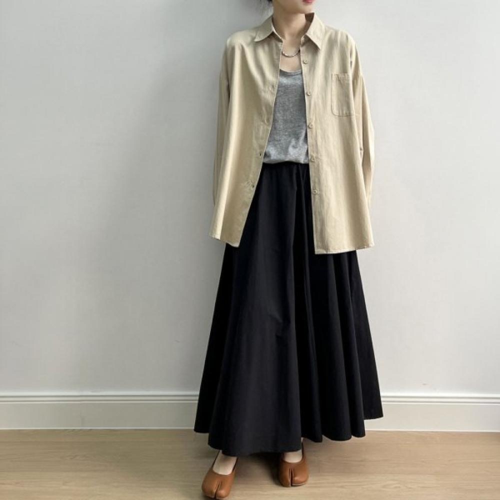 Lala Basic Cotton Shirt Maiac041