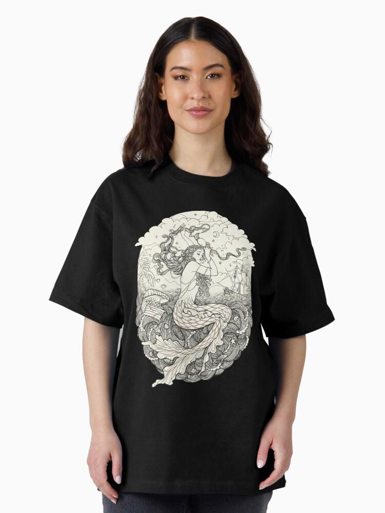 A Lull in the Sea Mermaid Oversized Unisex T-Shirt