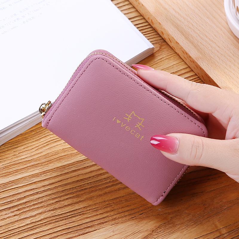 2025 Korean Style Cute Cartoon Accordion Card Holder & Coin Purse for Students & Women