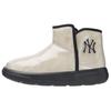 New York Yankees Thermal Slip Resistant Short Snow Boots Women's White 3AWBBCO46-50IVS