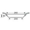 Akagawa Machinery Manufacturing Co., Ltd. Paella Pan, Iron, 26cm, 77868