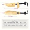 1Pc Shoe Stretcher Women and Men's Shoe Widener - Wooden Expander for Wide Feet, Bunions or Calluses Wooden Shoe Stretcher