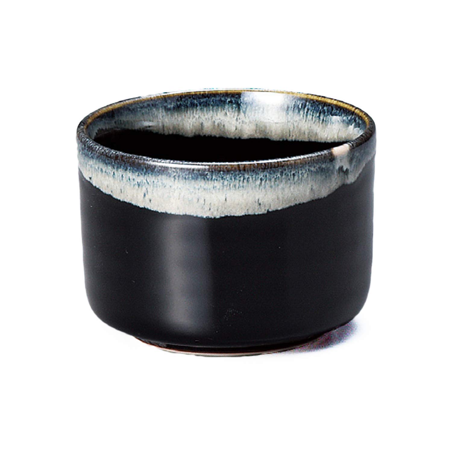 

Yamakiikai Matcha Diameter Kane Takatenmoku Nagashi Mino Y1518 Bowl, Black, 11cm, Pattern, Ware, чёрный