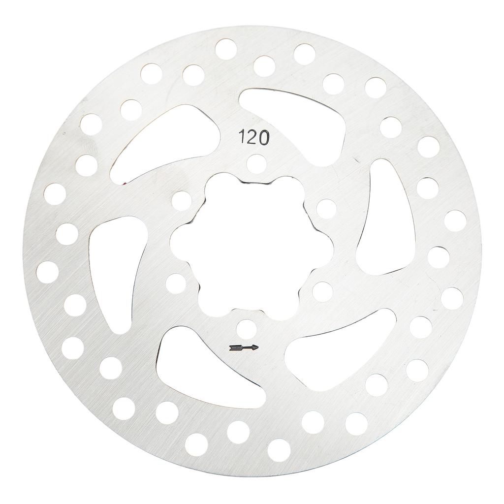 Electric Scooter Disc Brake 6 Holes Stainless Steel with 6 Screws Scooter Disc Brake Rotor for Replacement