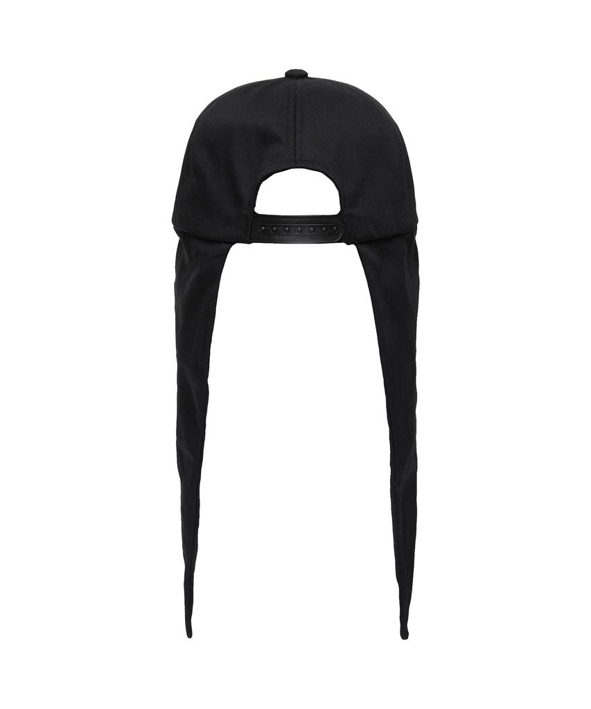 Garter Gallery Side Cross Bandana Cap_Black