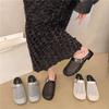 Fashion Women's Half-cup Slippers 2025 New Women Woven Hollow Roman Slippers Summer  Mules Female Shoes