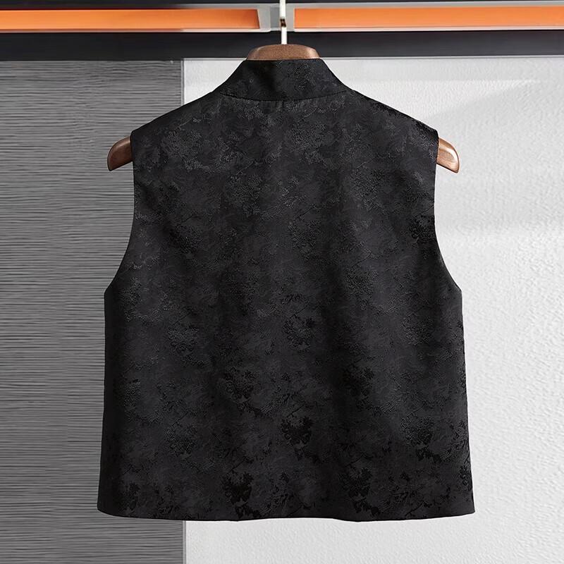 Women's New Chinese Style Stand Collar Jacquard Vest
