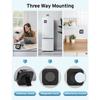 Mini Thermomètre Hygromètre Digital Intérieur Noir - Précision ±1°C, 10–99% RH, CR2032