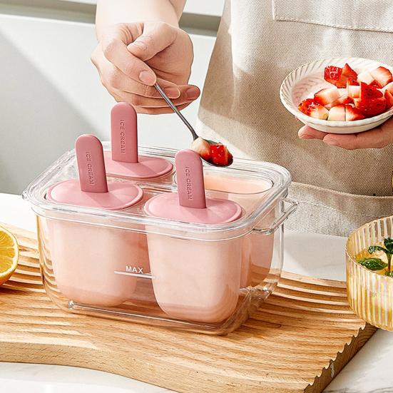 Mold Double Layer Ice Cream Maker for Homemade Treats Practical Kitchen Accessories