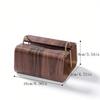 Nordic Wooden Tissue Box Retro Tissue Holder Living Room Napkin Holder Household Desktop Paper Towel Holder Home Decoration
