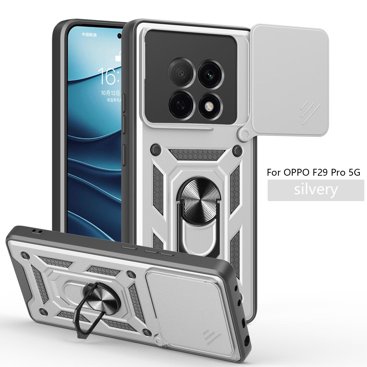 For OPPO F29 Case Oppo F29 Pro Cover OPPO F29 F29 Pro Magnetic Ring Holder Armor Phone Case Slide Camera Protect Back Cover OPPO F29