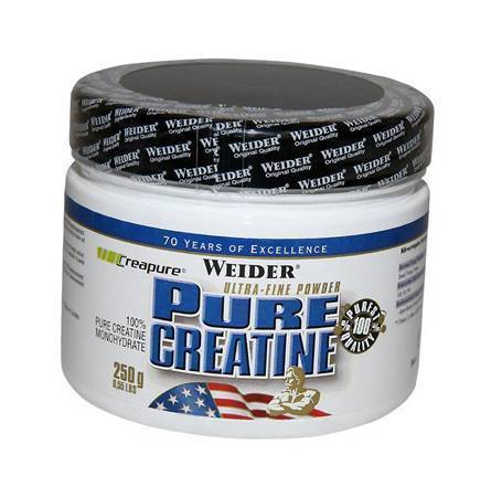 

Креапур, Чистый креатин моногидрат, Pure Creatine, Weider (31089006) 250g